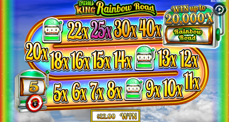Emerald King Rainbow Road — Pragmatic Play path
